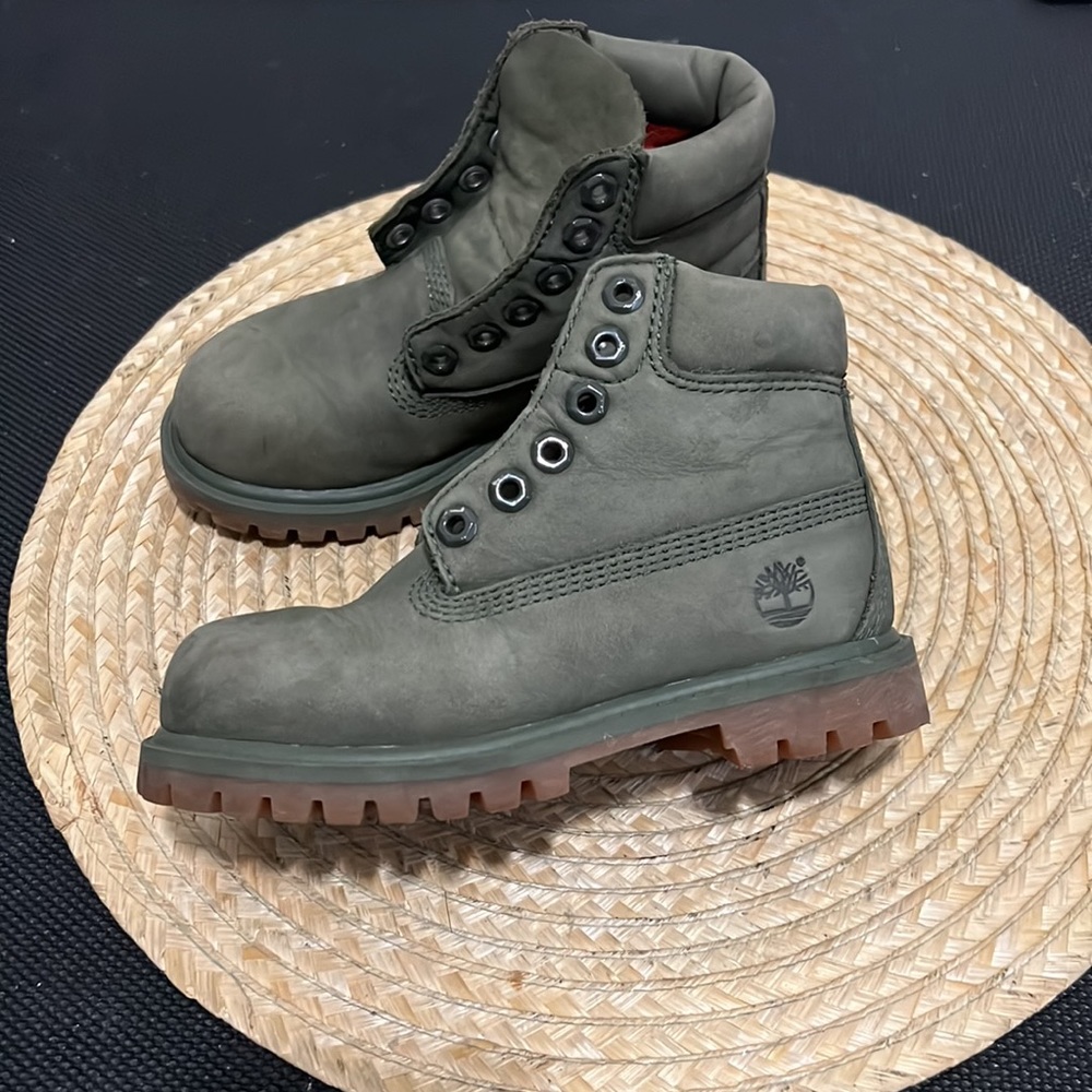Timberland Kids Combat Boots Size 10